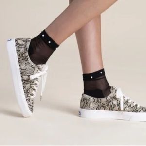 KEDS Women Jump Kick Snake Print Sneakers | 6.5
